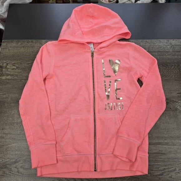 Justice Shirt Bundle Lot Of 3 Lightweight Hooded Tops Pullover Gymnast Size 10 - Picture 7 of 9